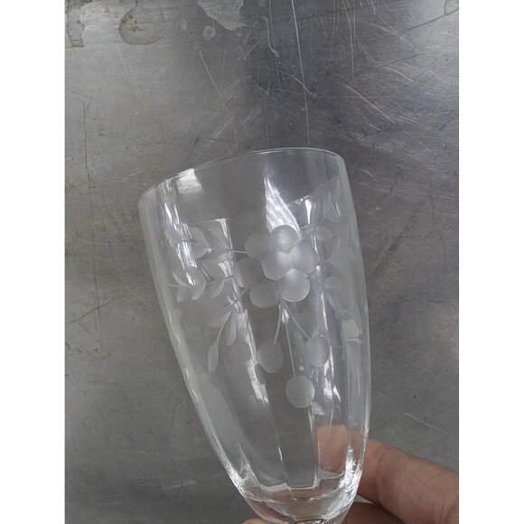 Alberta Glastonbury Lotus Cordial Glasses 4 7/8" Stemmed Set of 5 - Picture 4 of 8